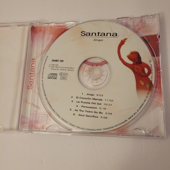Santana Lot Of 2 CD's Acapulco Sunrise/Jingo Pre-Owned 2000 - Picture 6 of 11